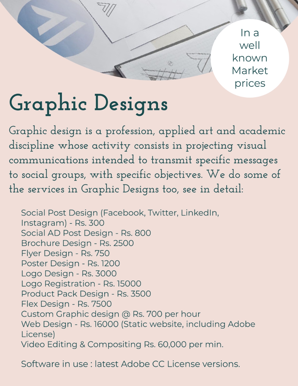 Graphic Design Price list